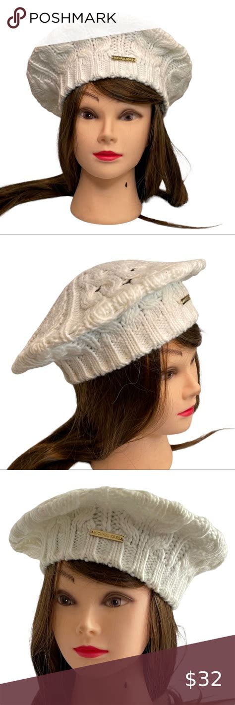 michael kors beret hat|Michael Kors ladies hat.